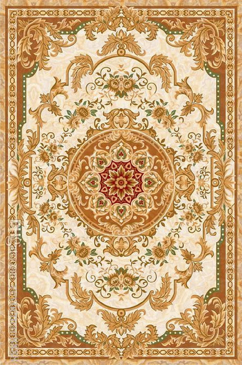 800x1203 Carpet, designs, desenho, vintage, brown, damask, pattern, HD phone wallpaper