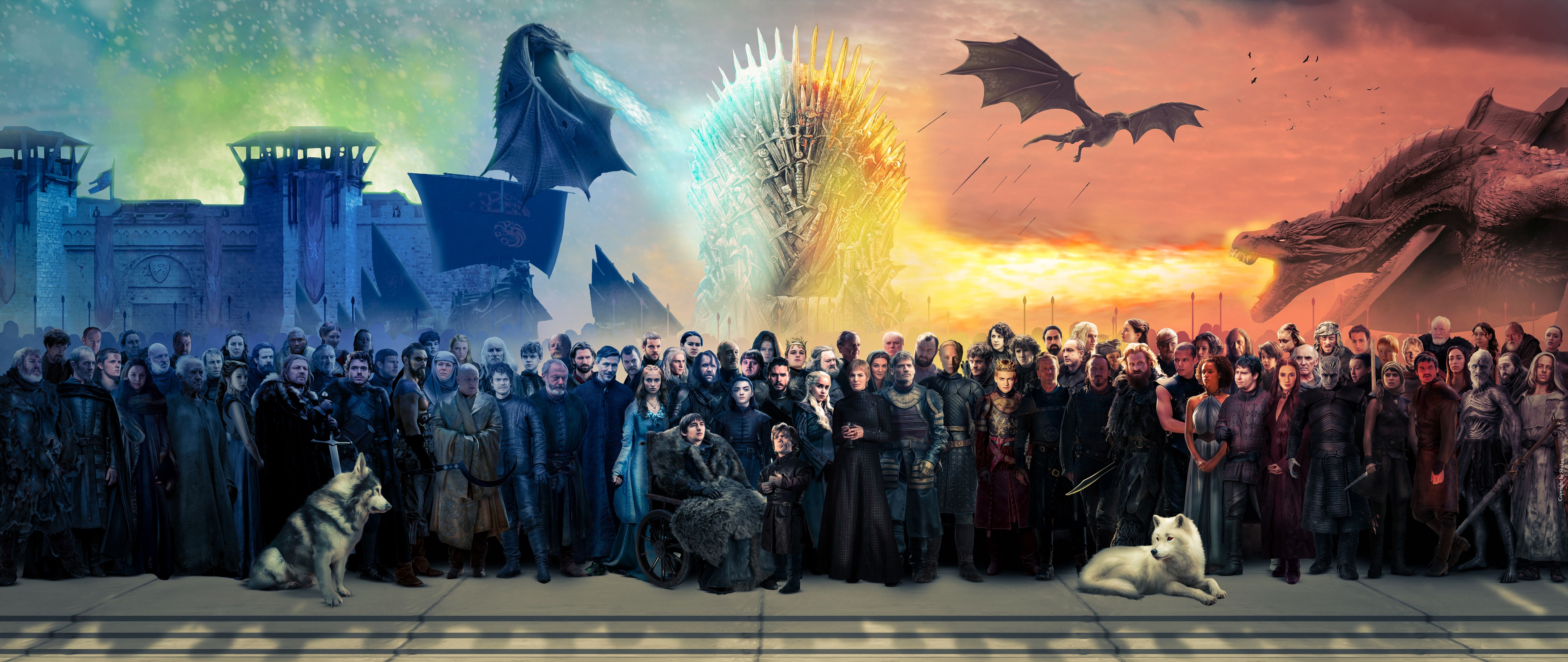 5558x2348 Game Of Thrones Deskk Wallpaper