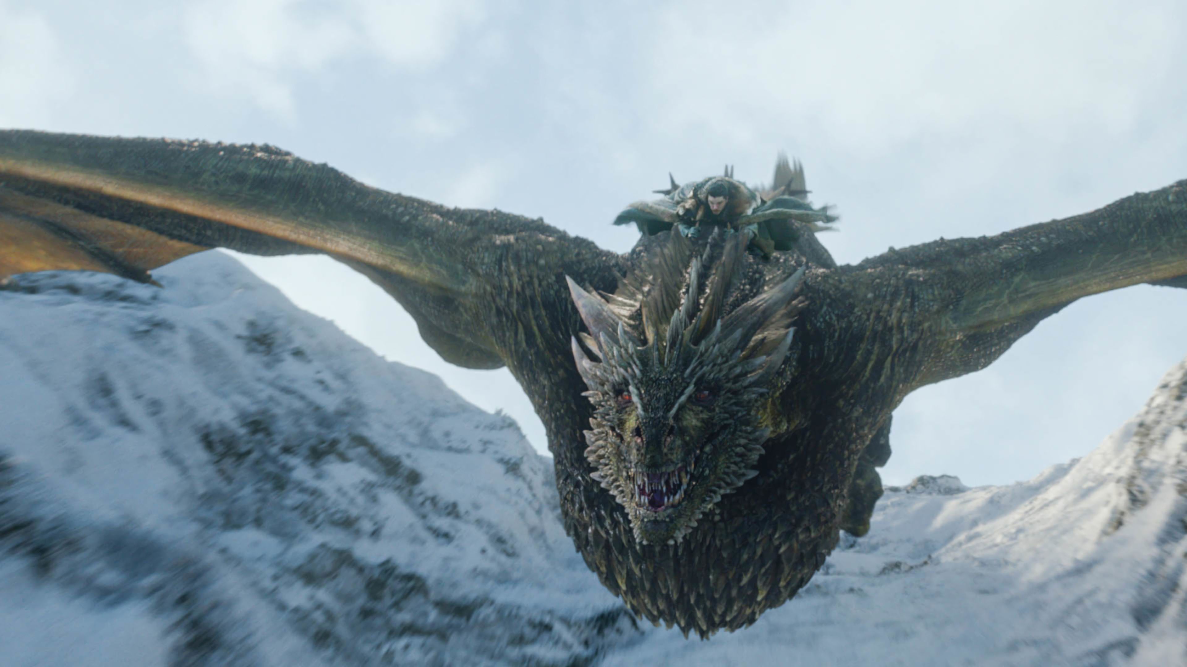 3840x2160 Jon Snow Dragon Game of Thrones 4K Wallpaper HD