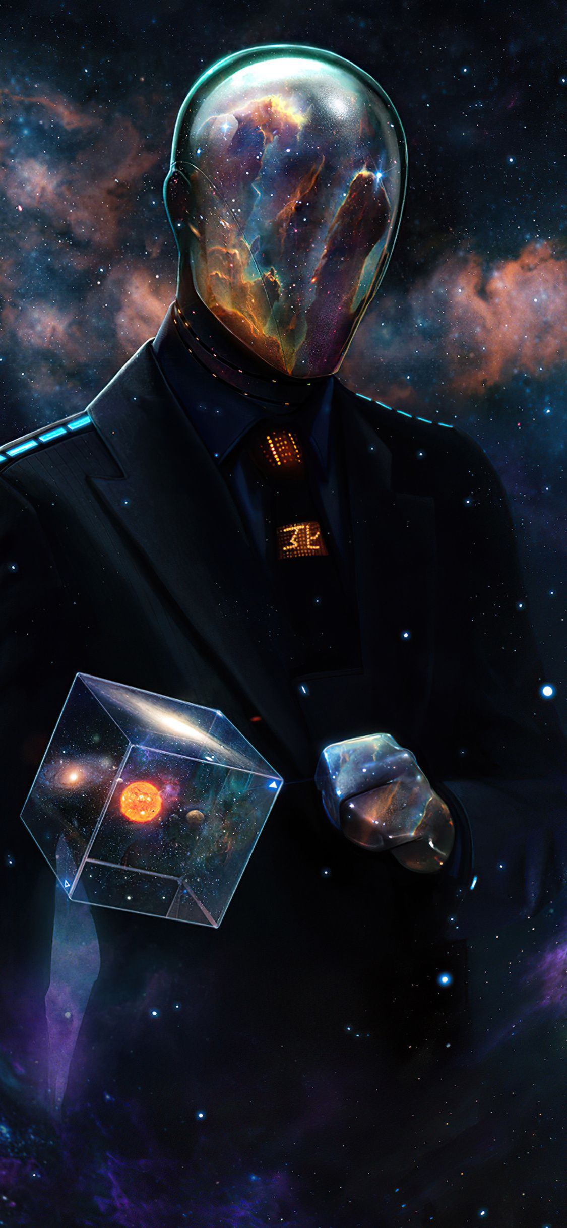 1125x2436 Space Man iPhone Wallpaper