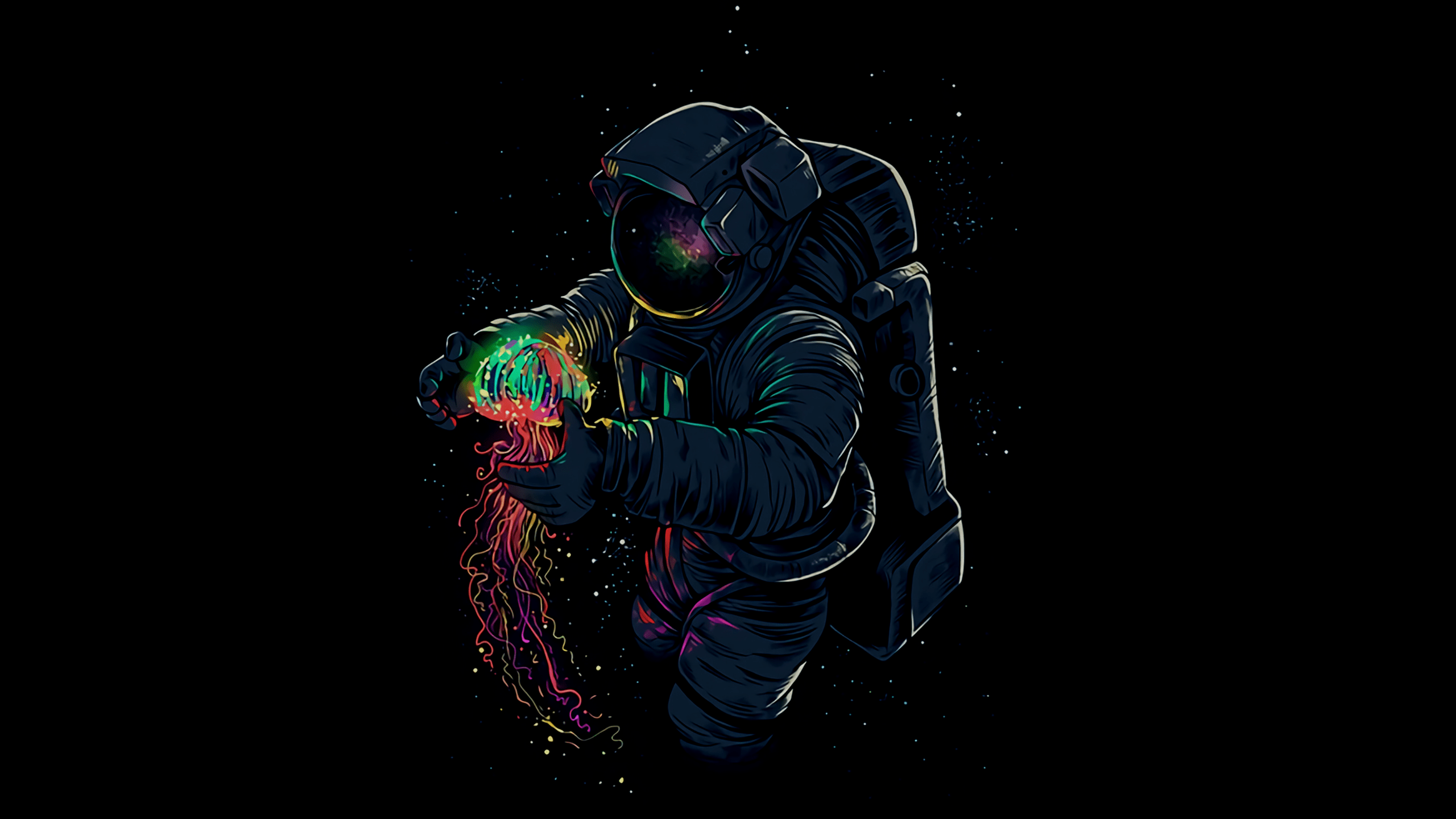 2560x1440 Spaceman Wallpaper, HD Background
