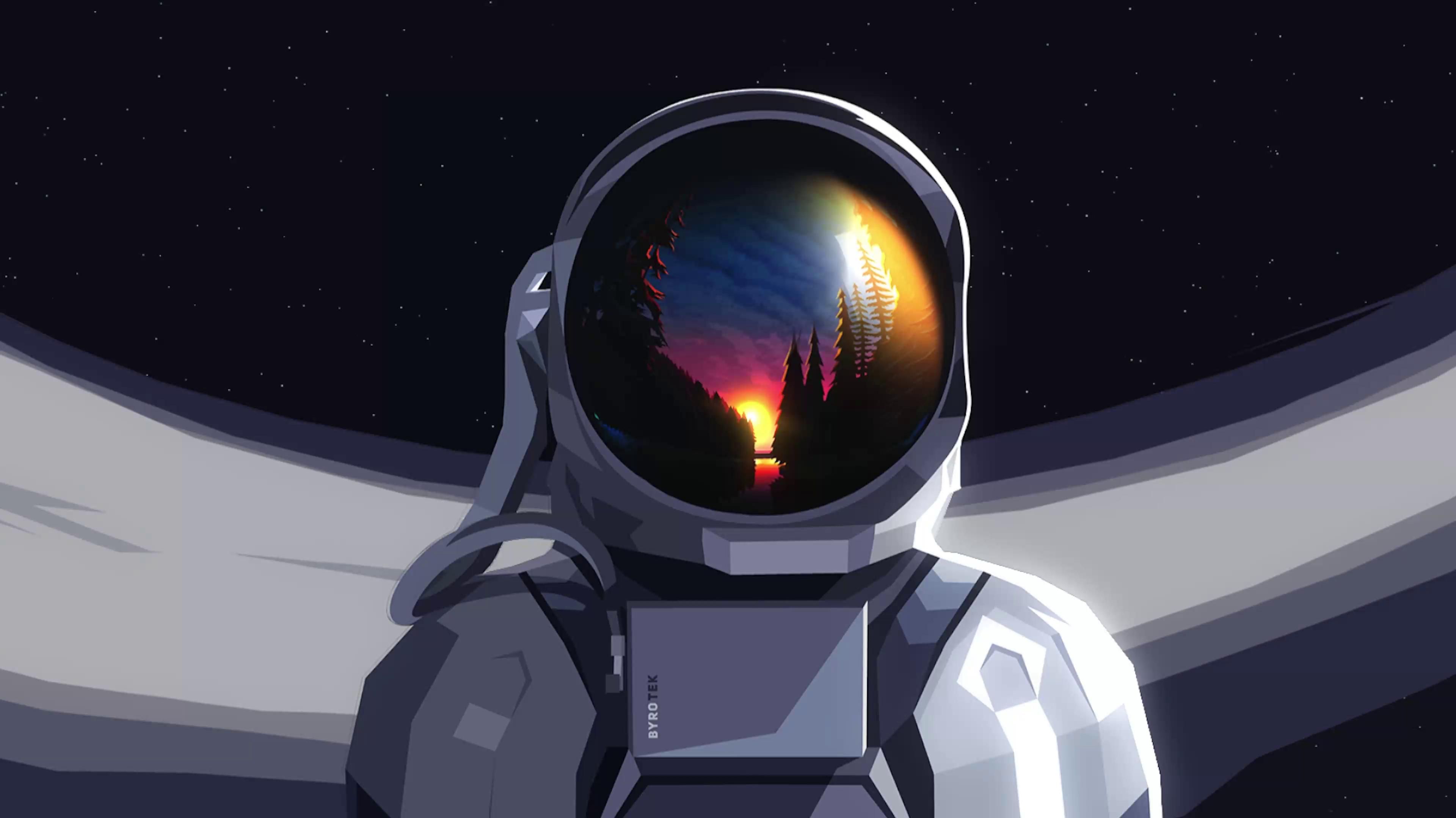3840x2160 Spaceman PC Wallpaper