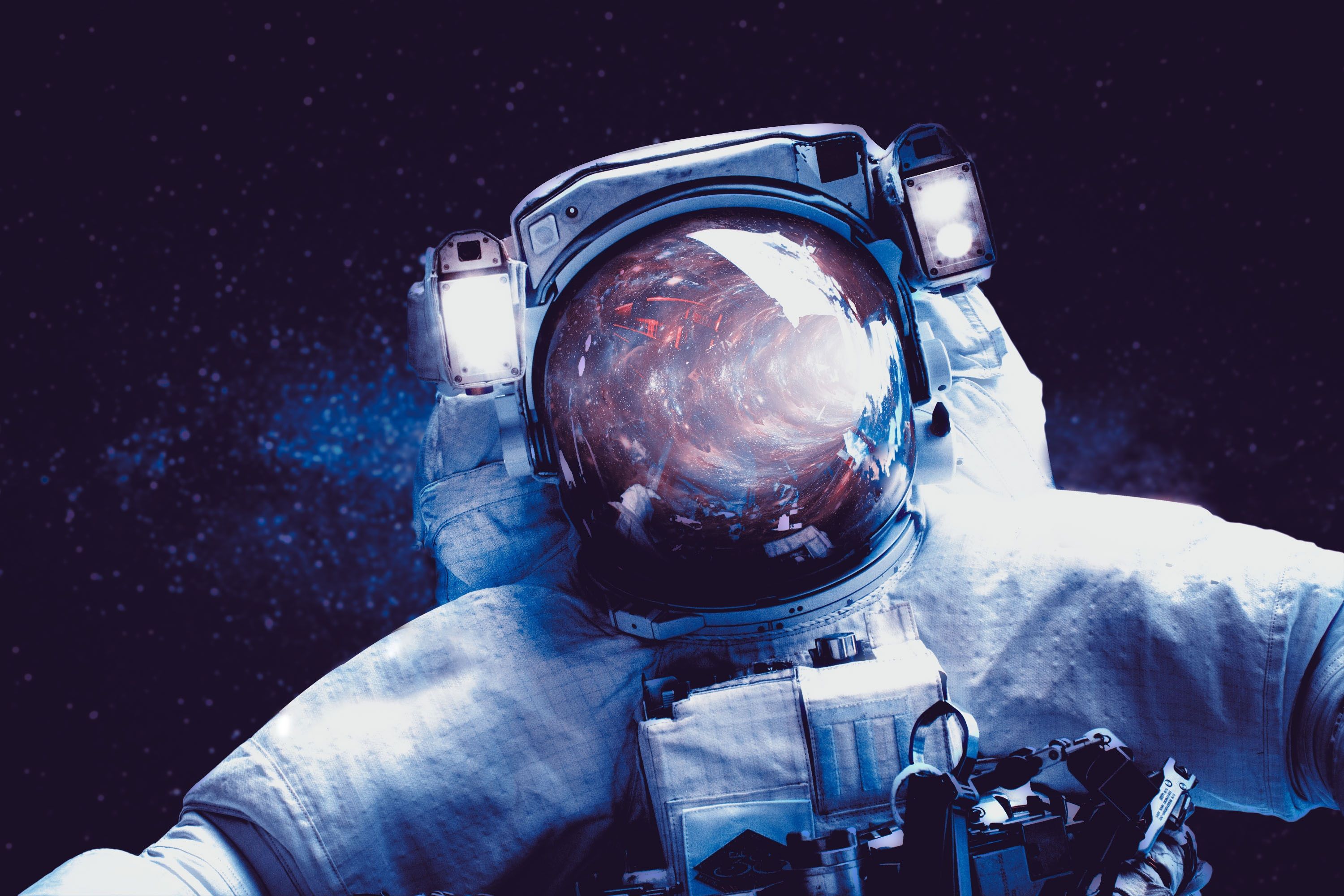 3000x2000 Wallpaper Astronaut, Space, Outer Space, Space Suit, Electric Blue, Background Free Image