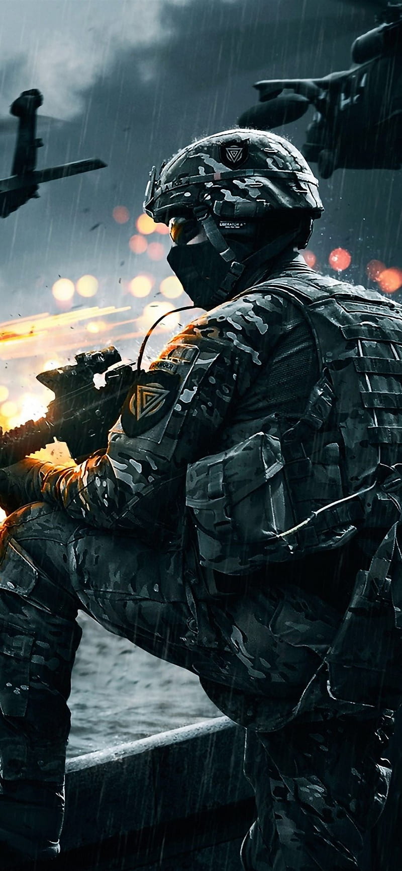 800x1731 Battlefield 4 Soldier iPhone, HD phone wallpaper