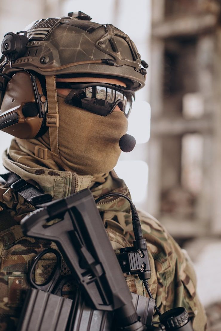 740x1110 Military Gear 8k Wallpaper Photo Free High Quality Picture
