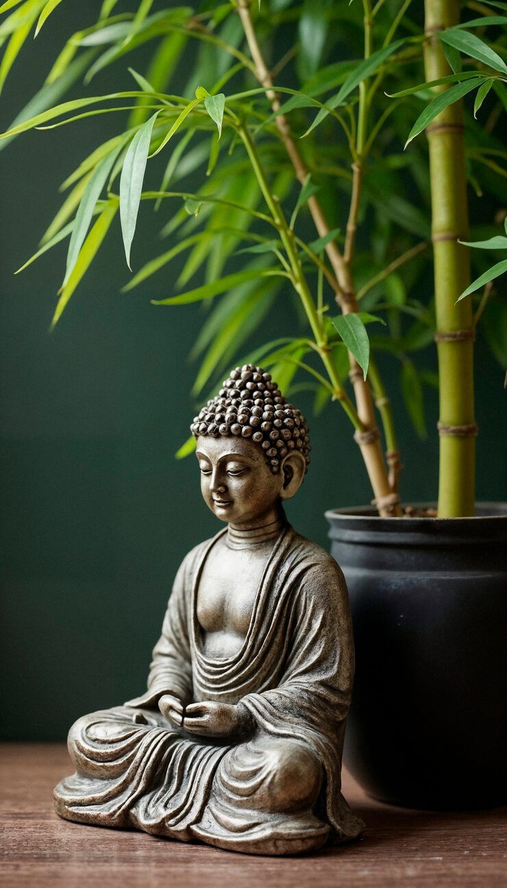 740x1295 Buddha desktop wallpaper Image
