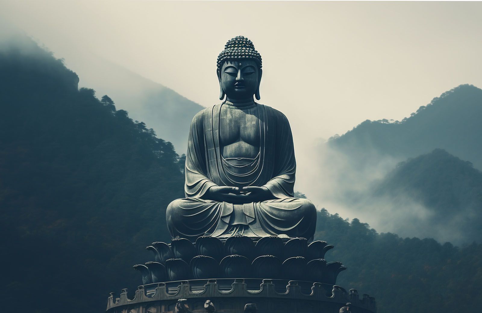 1600x1040 Buddha Home Wallpaper