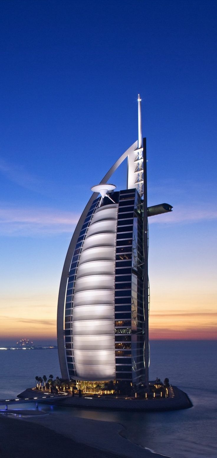 736x1553 Burj Al Arab Hotel Dubai Uae Sky Wallpaper - [1440x3040]