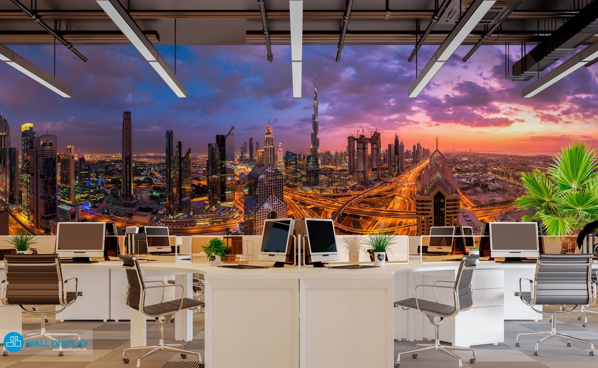 2000x1231 Dubai Panoramic View II in dubai, Abu Dhabi and all UAE