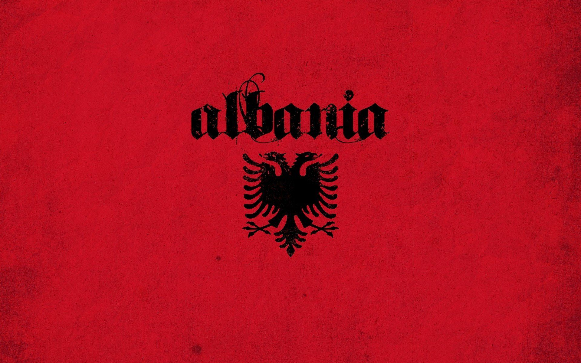 1920x1200 The Flag of Albania HD Background Wallpaper 86039