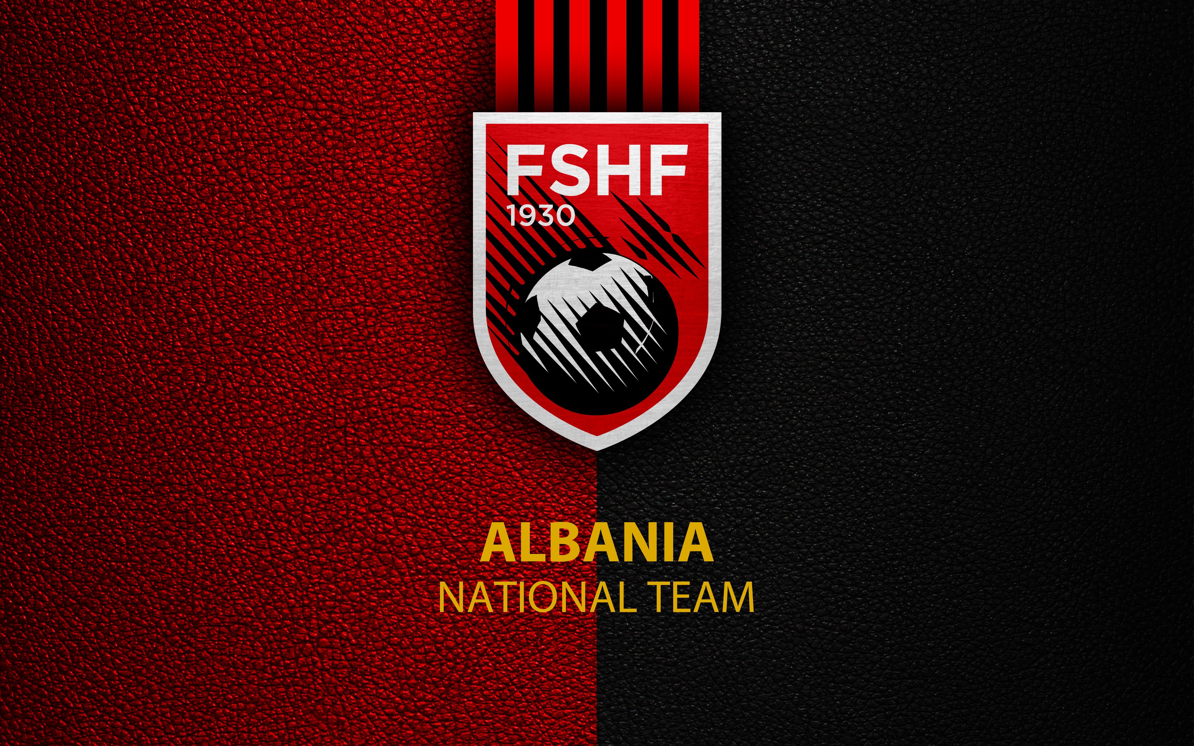 3840x2400 Wallpaper wallpaper, logo, football, Sport, albania, national team for mobile and desktop, section спорт, resolution 3840x2400