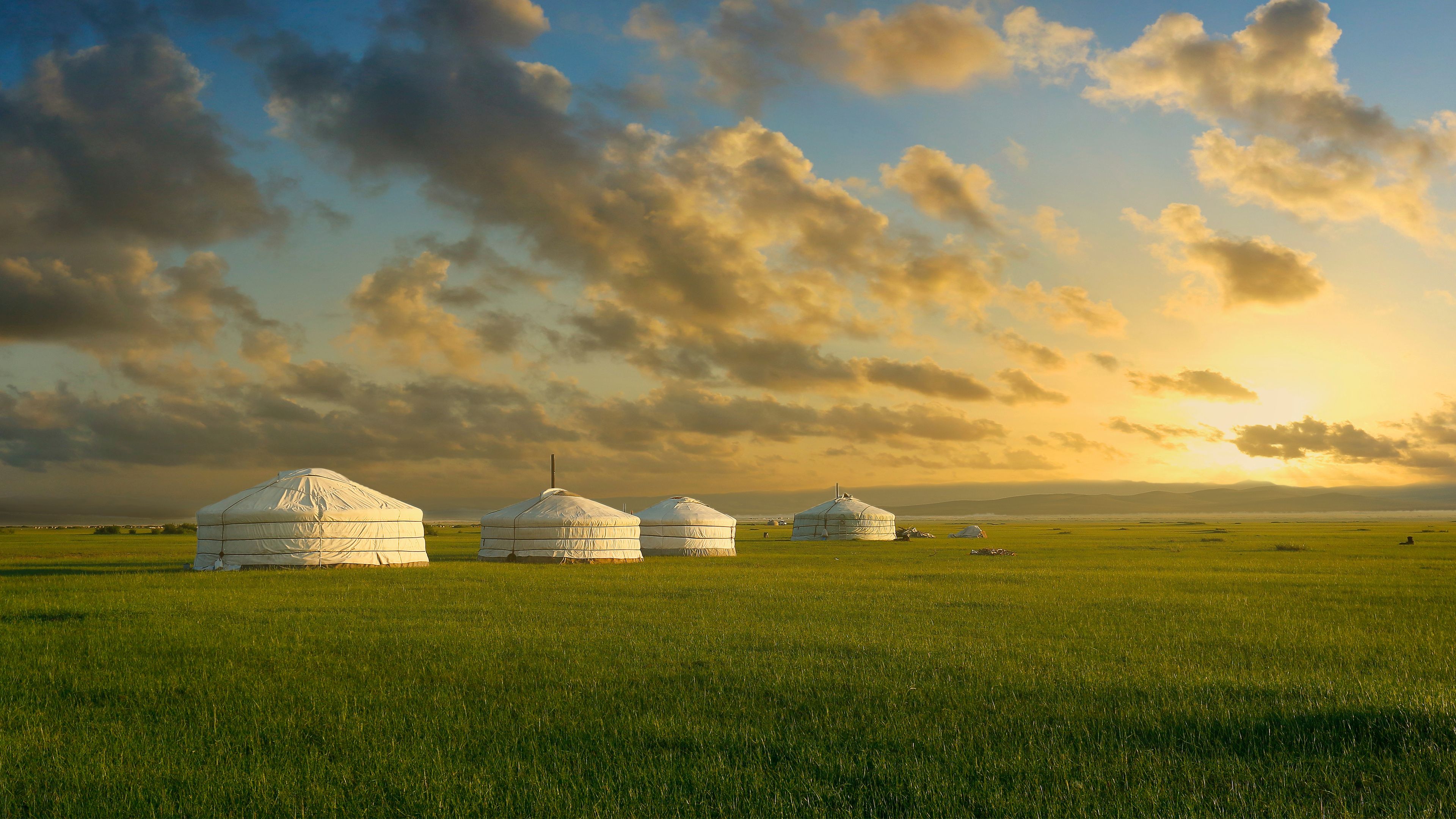 3840x2160 Bing HD Wallpaper Jul 2025: Yurts in Mongolia Wallpaper Gallery
