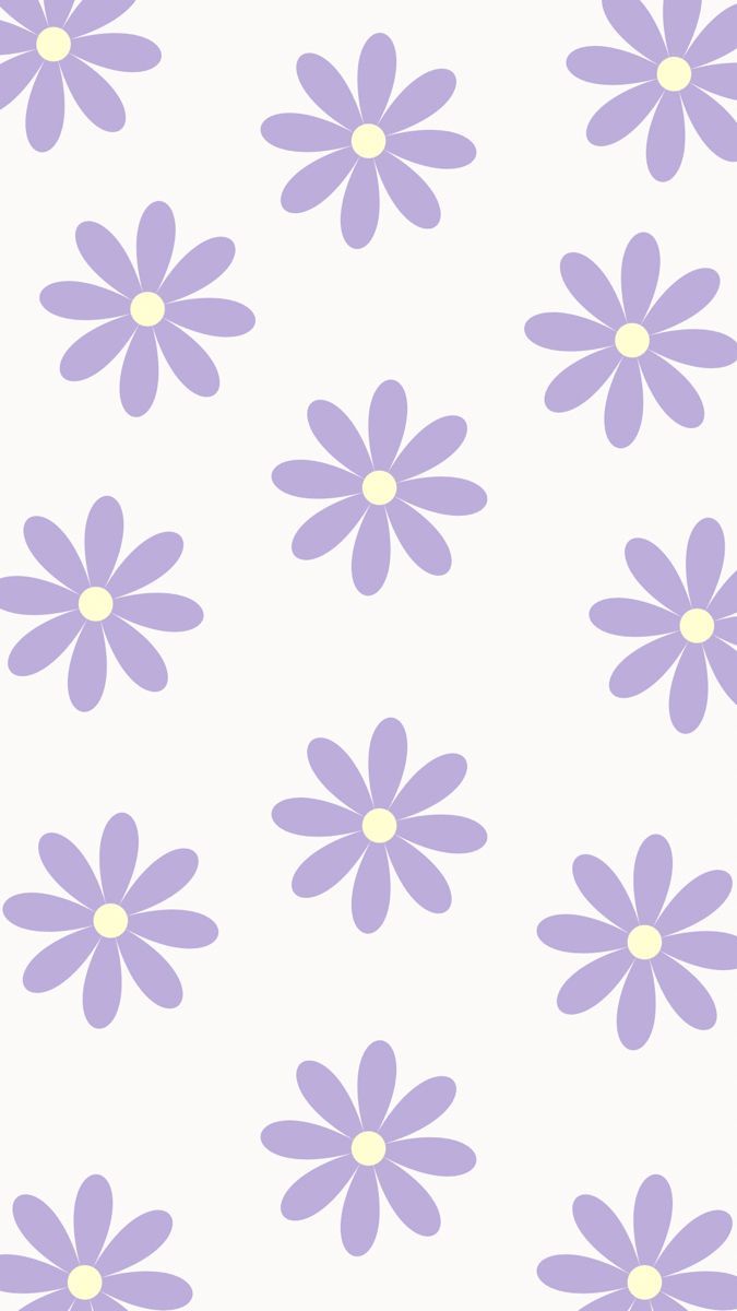 675x1200 Purple Flowers Wallpaper
