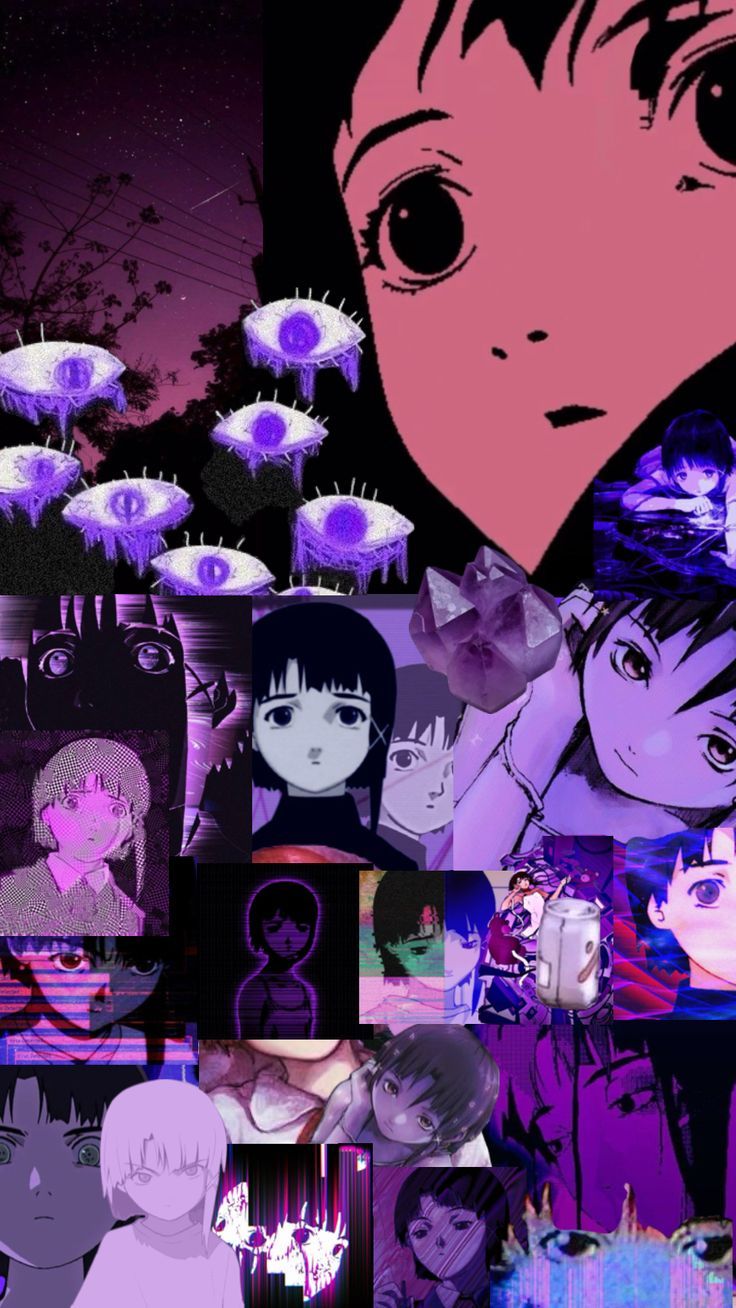 736x1308 lain #wallpaper #anime #serialexperimentslain