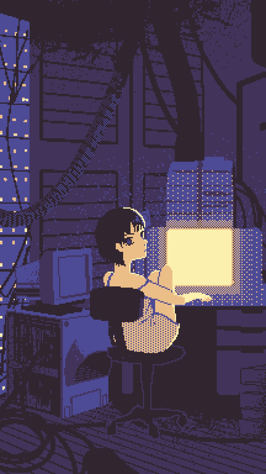 1080x1920 Serial Experiments Lain Wallpaper's Ko Fi Shop