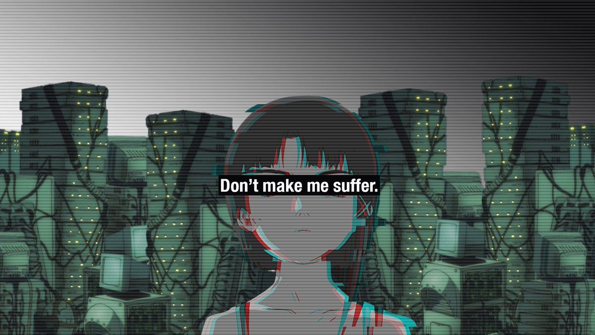 1200x675 Serial Experiments lain #synthwave #Outrun #vaporwave #art #wallpaper #aesthetic #Grey #Green #photoshop #anime s #tech #computers #Dark #SerialExerimentslain #lain #suffer #dontmakemesuffer #photoshop #eddits #PC #computerart #Glitch