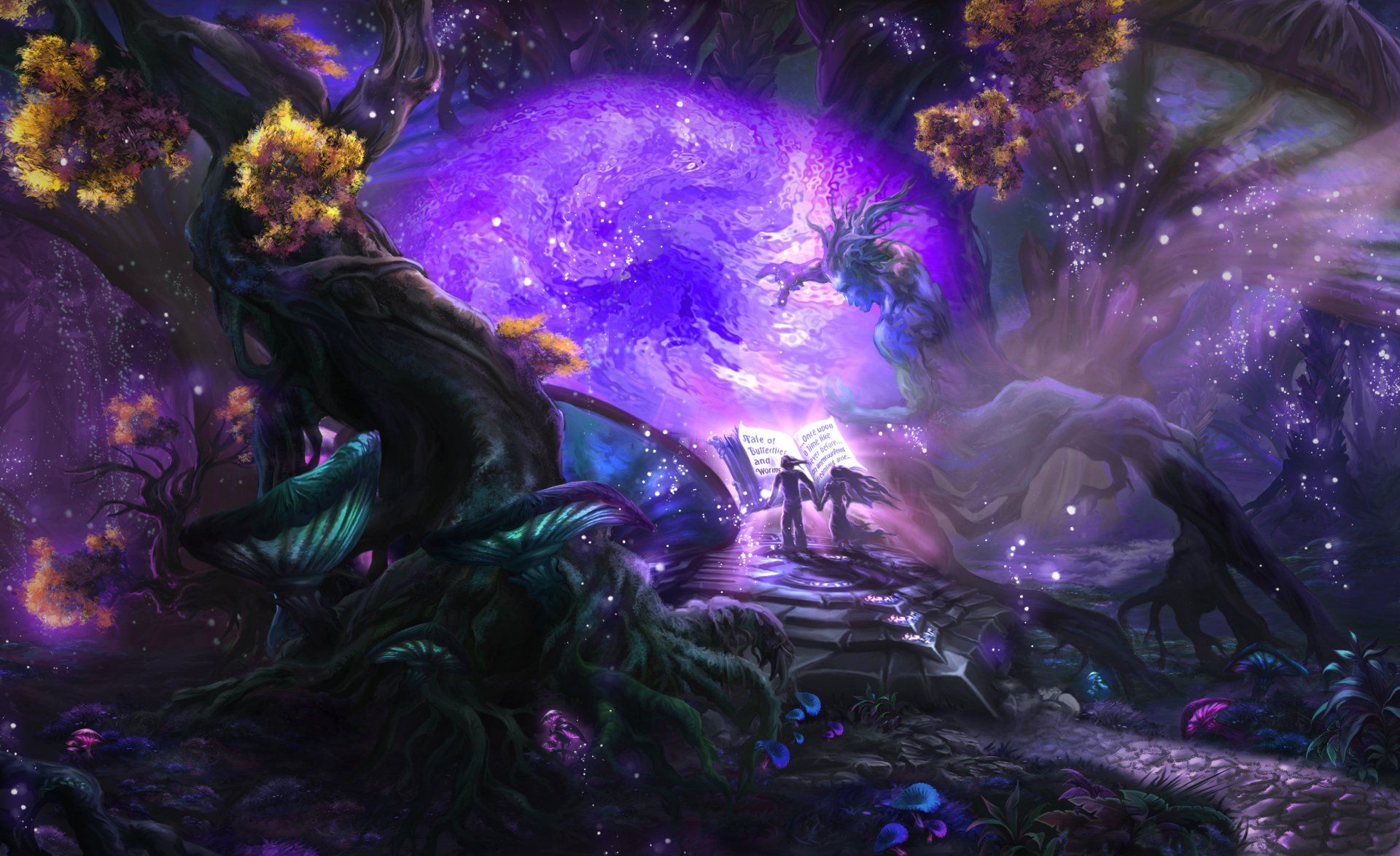 1920x1174 Mystic Portal Fantasy: Enchanted Realm HD Wallpaper by Iosif Ioan Chezan