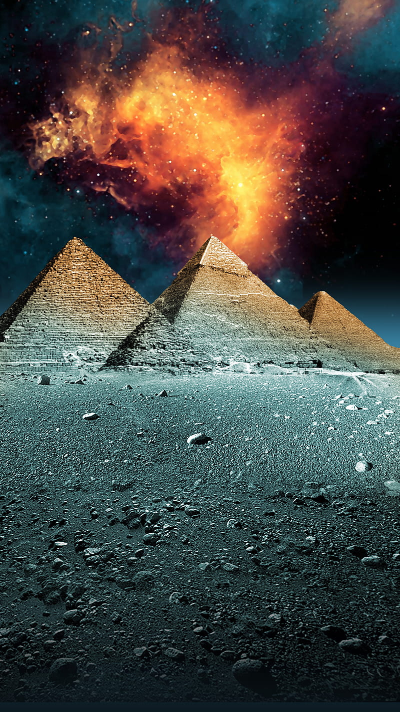 800x1422 Mystic Pyramids, Fenrir, HD phone wallpaper