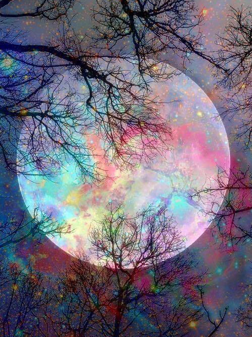 850x1133 Magical Moon, Magical Mystical HD phone wallpaper