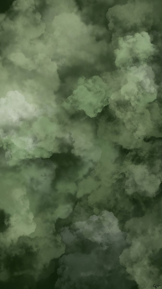 675x1200 Green Clouds. Sage Green Wallpaper, Mint Green Aesthetic, Olive Green Wallpaper
