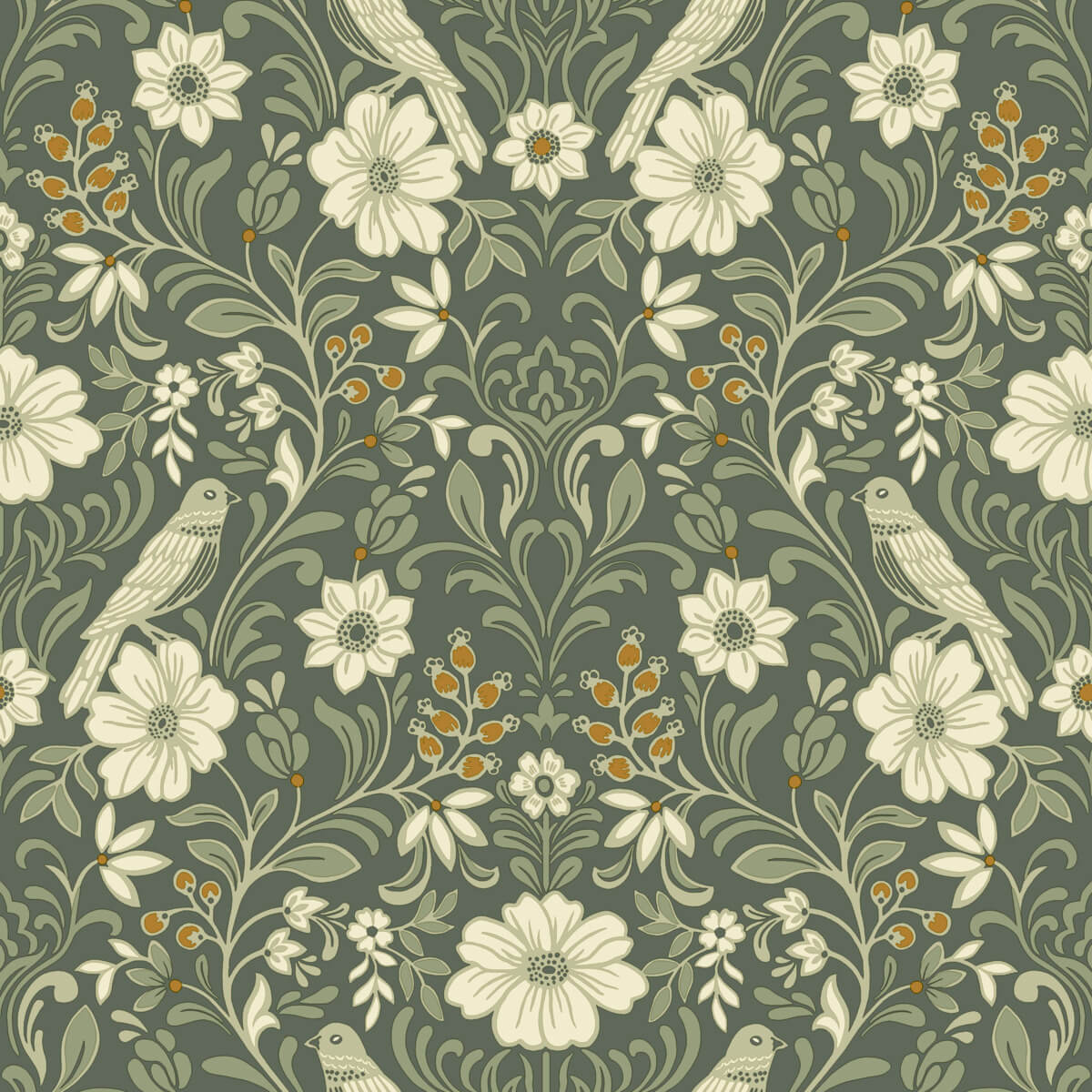 1200x1200 MF4741 Colette Olive Wallpaper