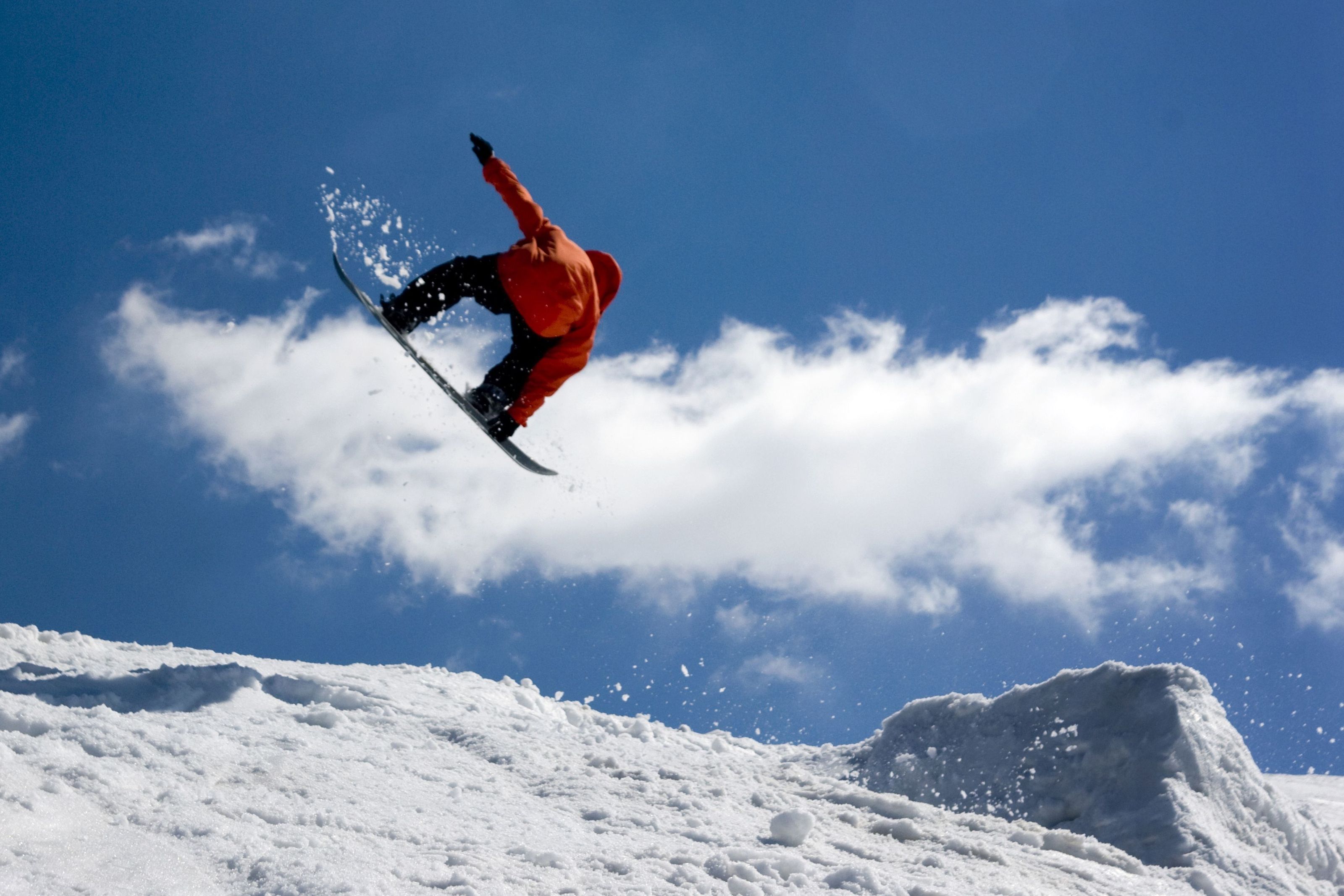 3200x2134 Snowboarder Jump Wall Mural