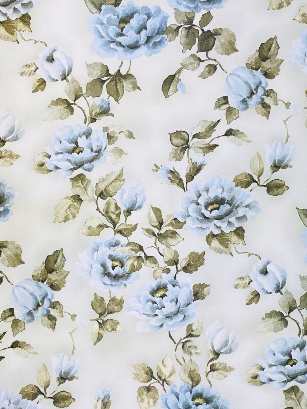 1000x1333 Vintage Blue Flower Wallpaper