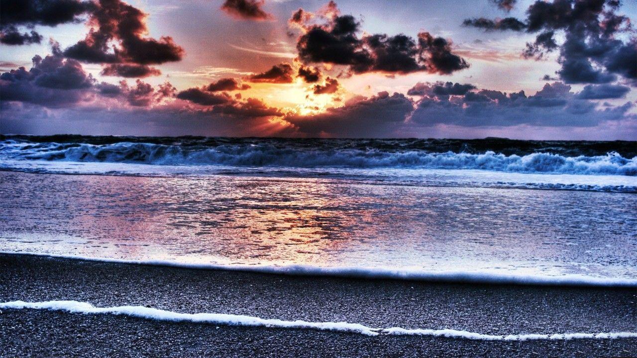 1280x720 Beautiful Pebble Beach Sunset wallpaper. Beautiful Pebble Beach