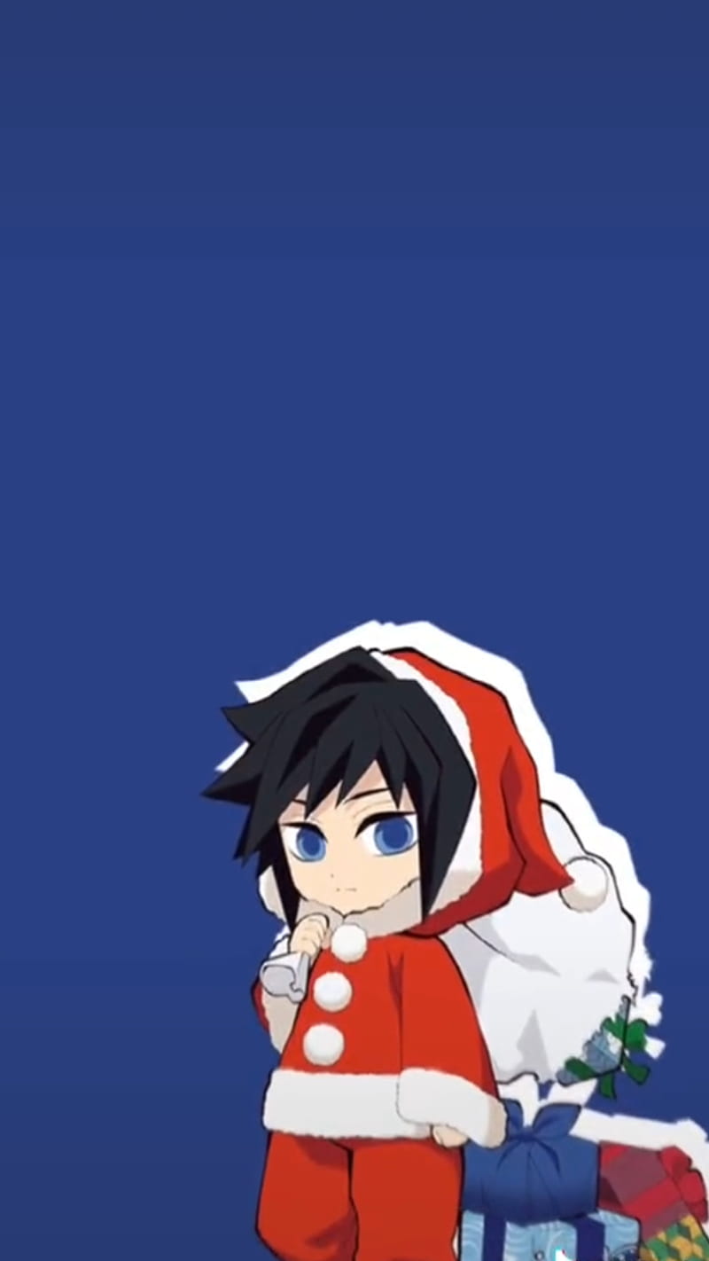 800x1422 Christmas anime, anime, christmas, demon slayer, HD phone wallpaper