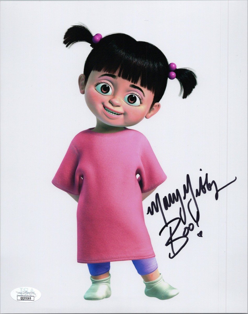 950x1200 MARY GIBBS Signed Boo MONSTERS INC 8x10 Photo Disney Autograph JSA COA WIT Cert