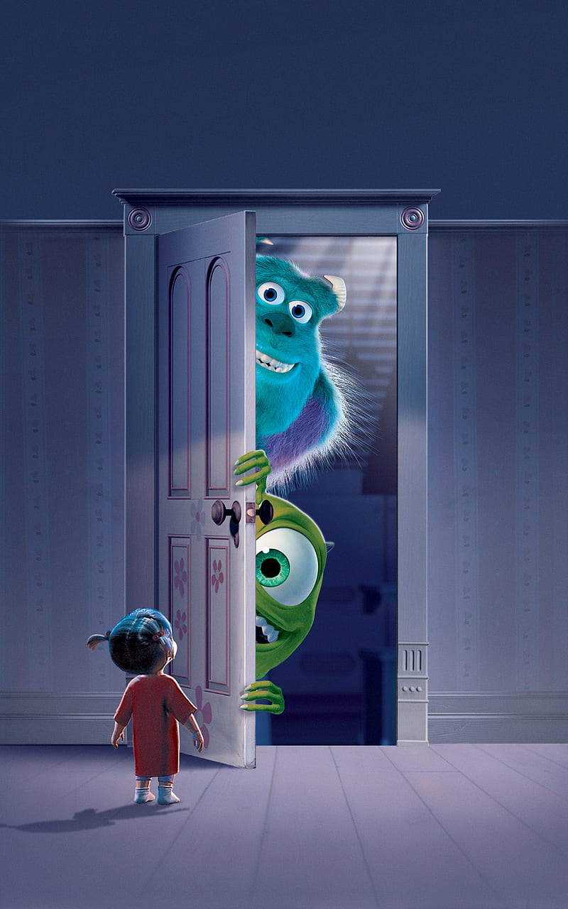 800x1280 Monster inc, little, disney, girl, childhood, 2000s, me, cute, HD phone wallpaper