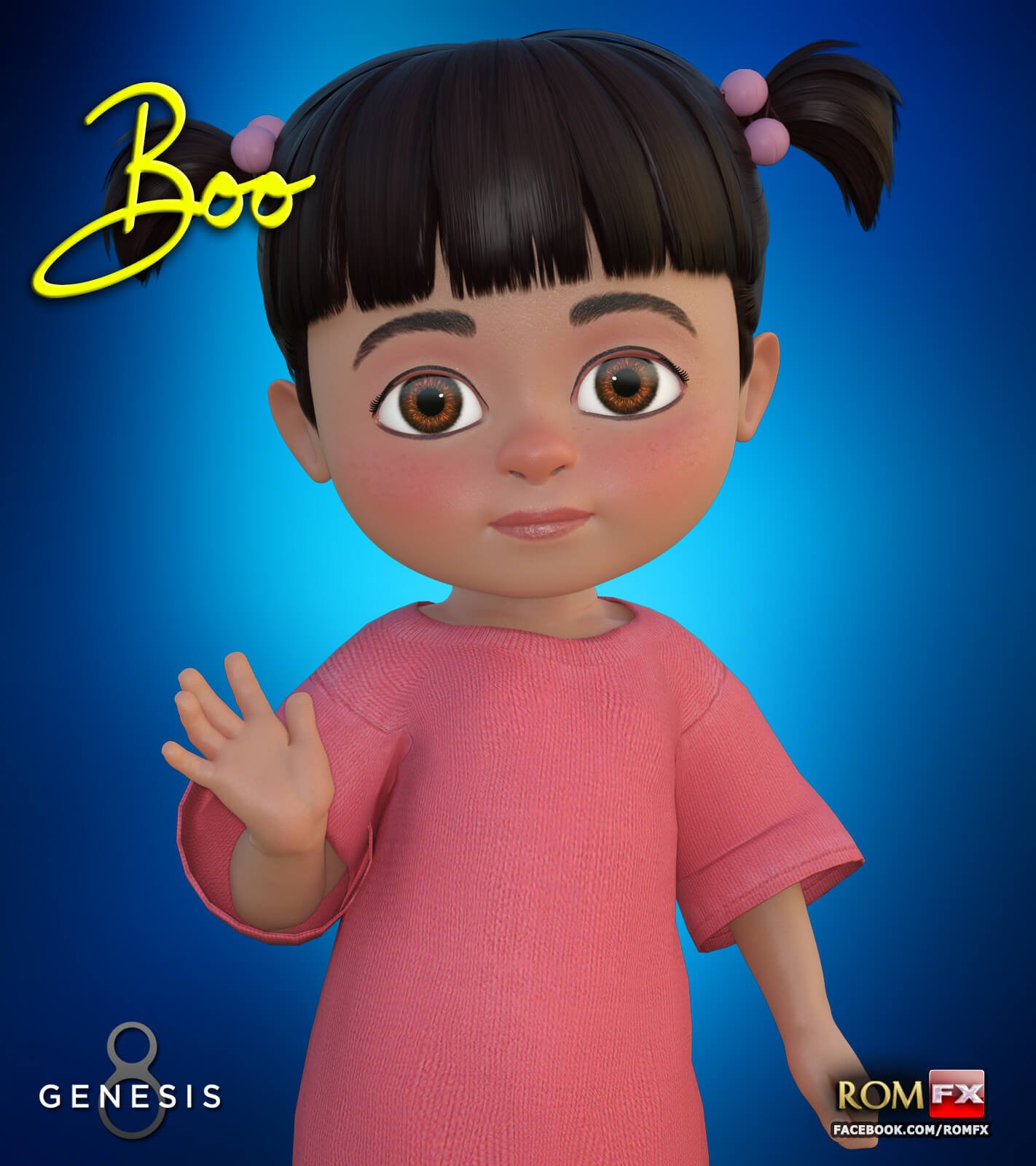 1422x1600 RFX Monsters Inc Boo For G8F And G8.1F