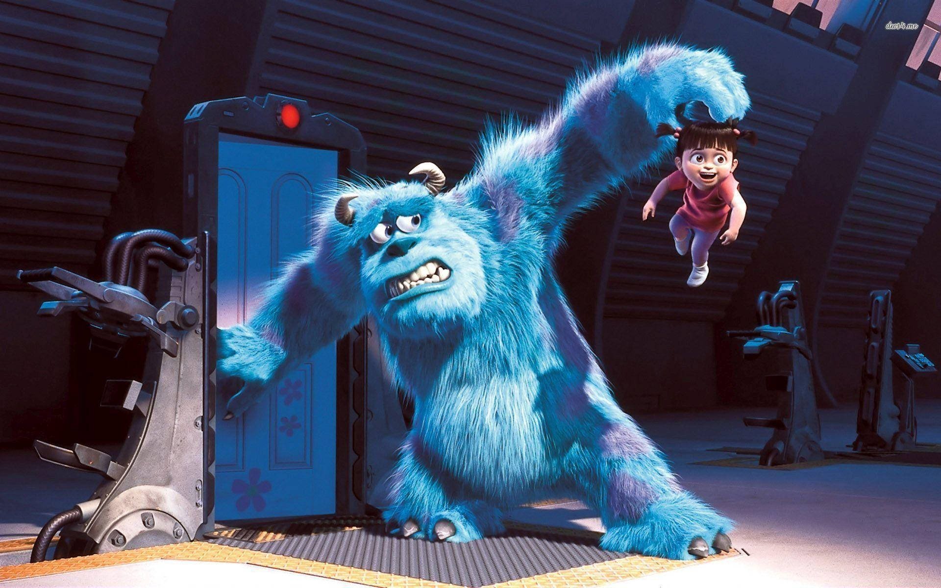 1920x1200 Download Sulley and Boo Enjoying Time Together in Monsters Inc Wallpaper