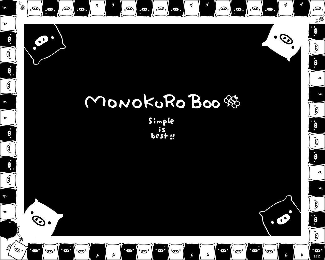 1280x1024 CutenessHeaven♥: Monokuro Boo Wallpaper