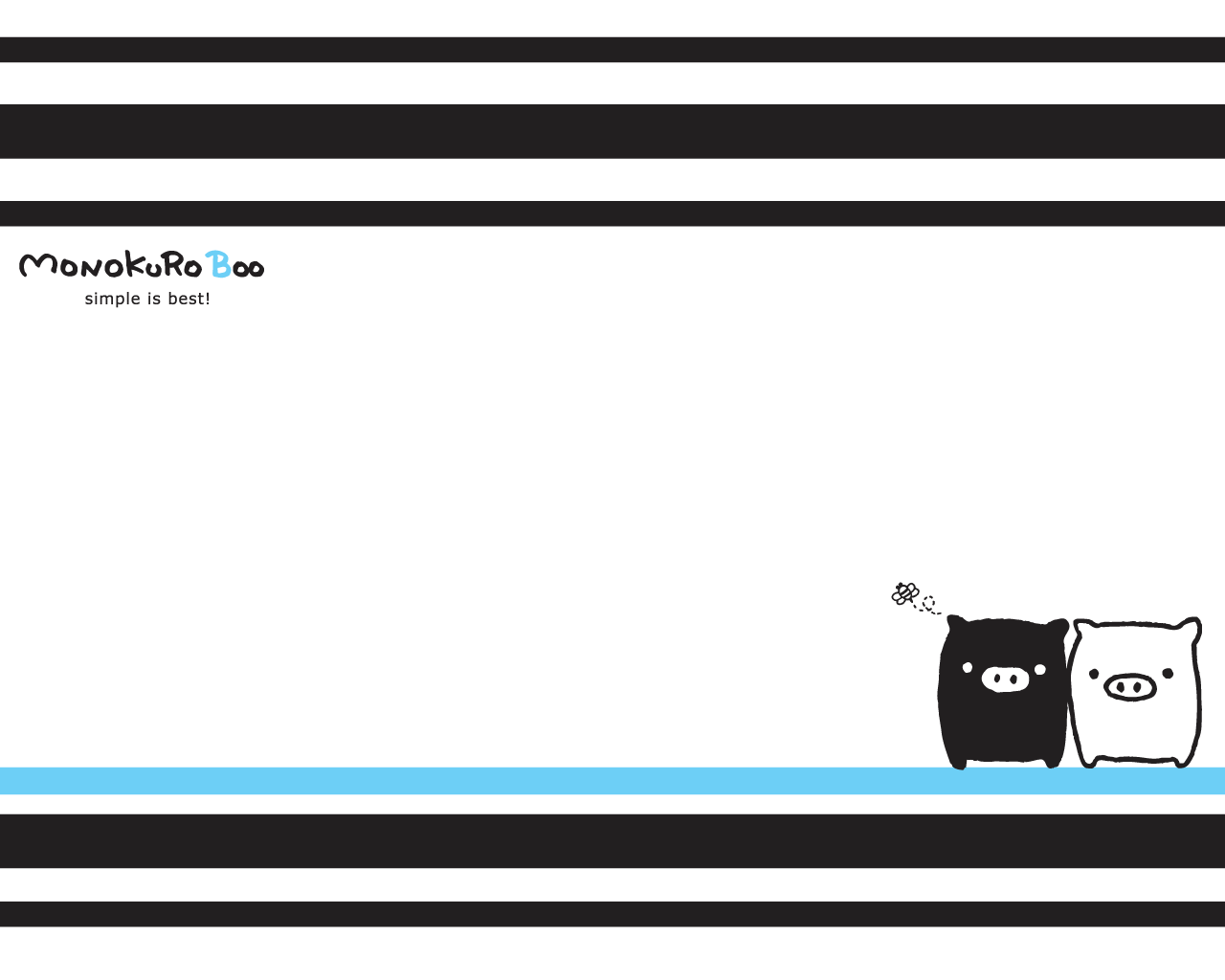 1280x1024 CutenessHeaven♥: Monokuro Boo Wallpaper