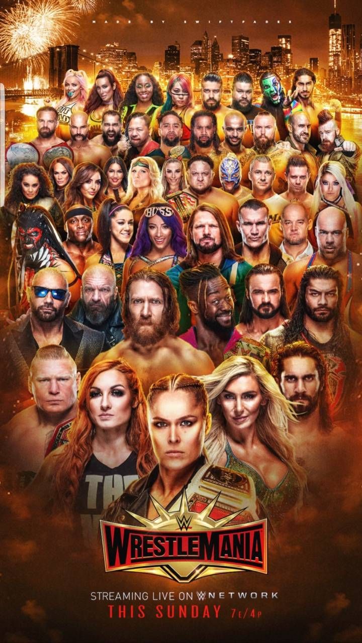 720x1280 Wwe Wrestlemania Wallpaper & Background Download. Wwe wallpaper, Wwe, Wrestling wwe