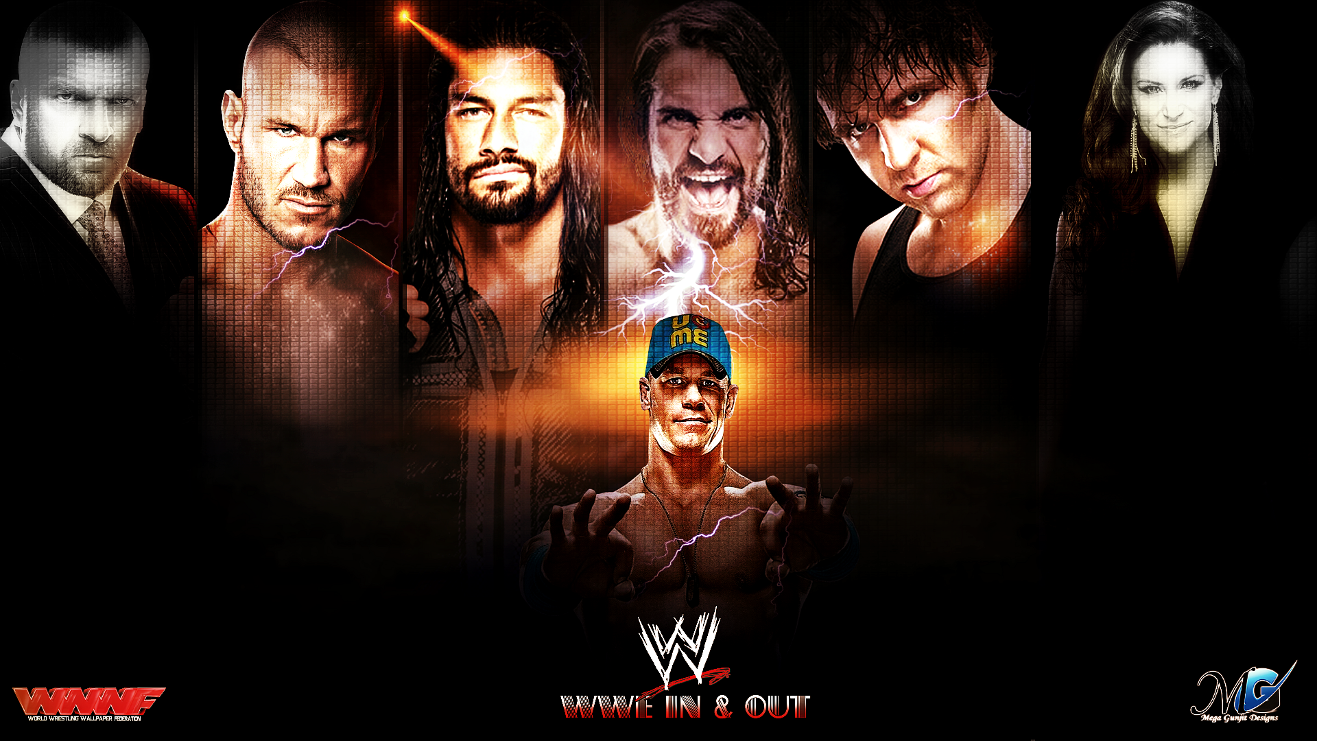 1920x1080 WWE Superstars HD Desktop Wallpaper