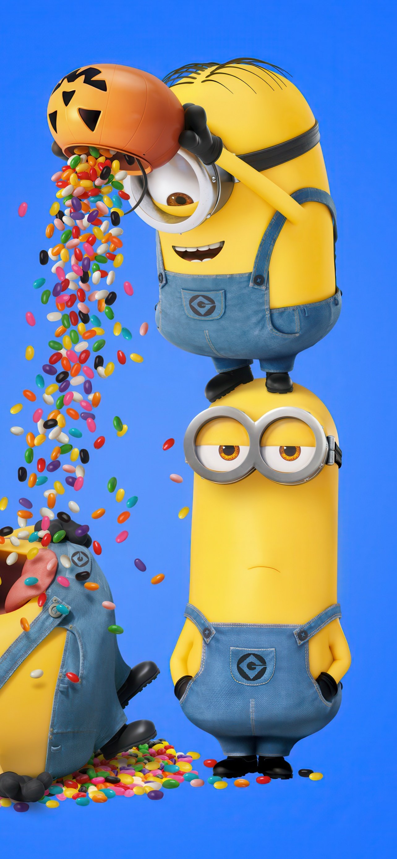 1284x2778 Minion Halloween