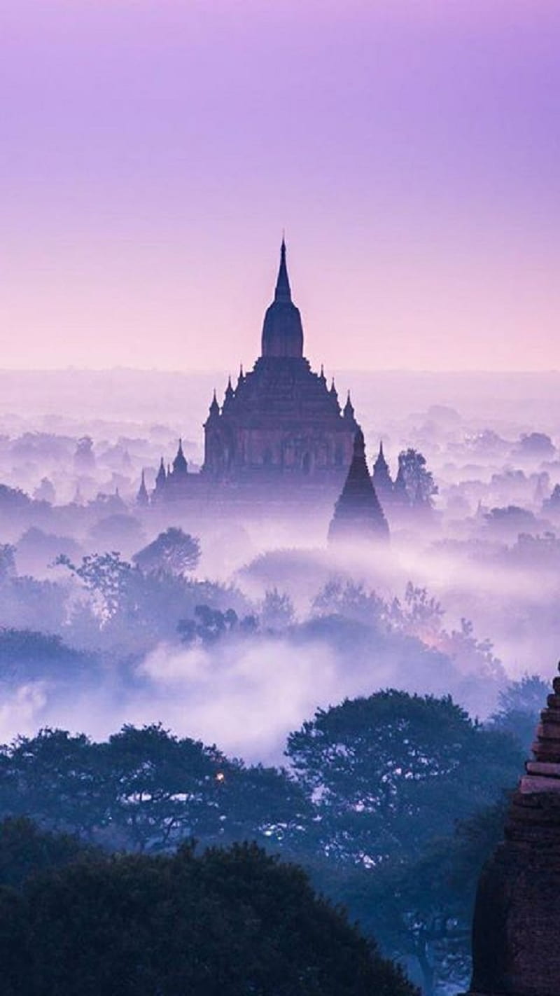 800x1422 HD myanmar pagoda wallpaper