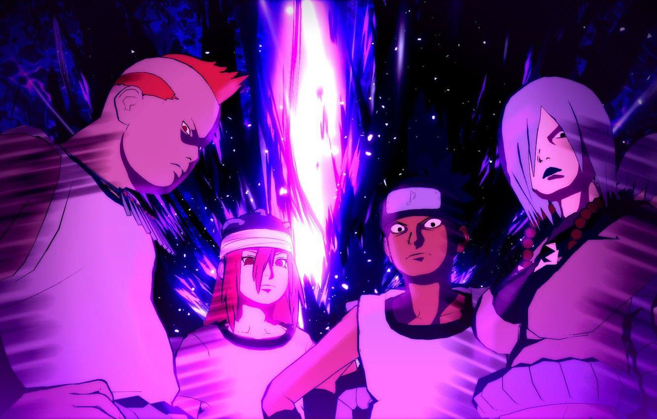 1332x850 Wallpaper Naruto, Otogakure no Shinobi Yonin Shū, NARUTO SHIPPUDEN