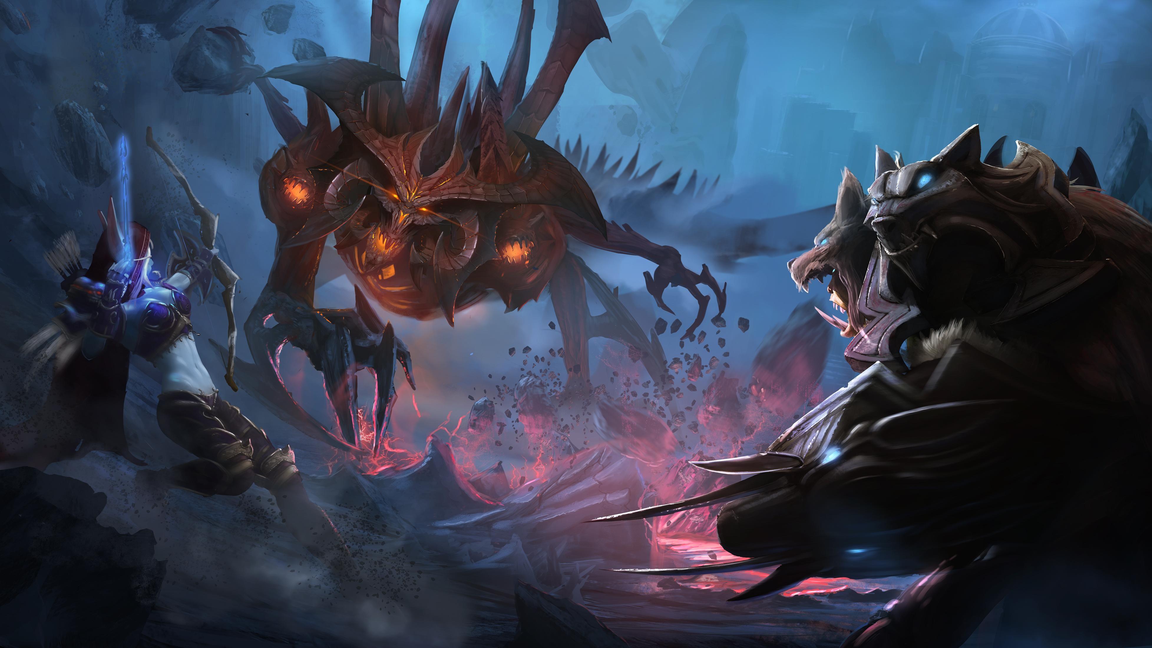 3911x2200 Heroes of the Storm Background. Naruto
