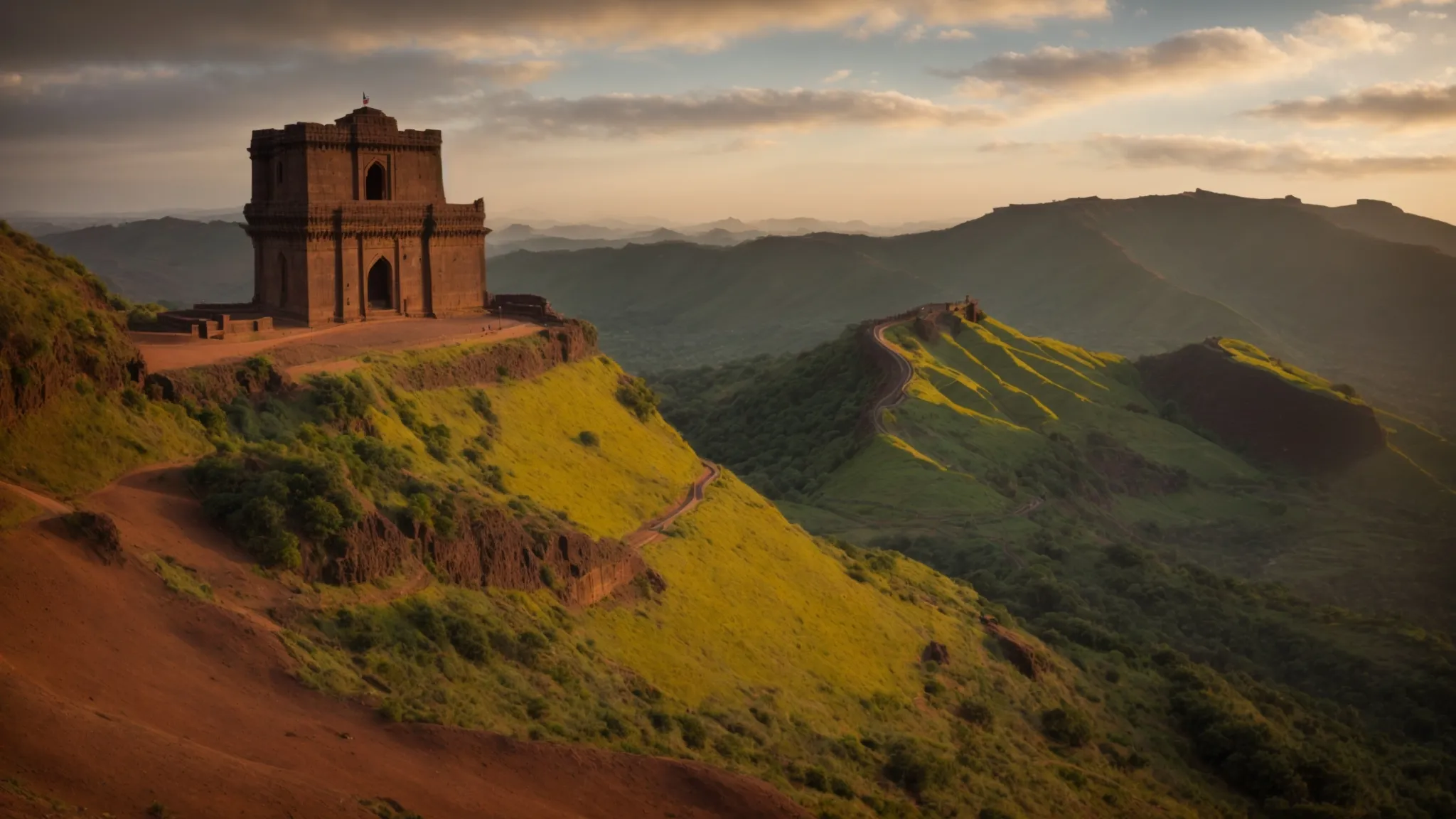 2048x1152 Escape to History: Trekking Adventures Near Rajgad Fort with Nakshatram