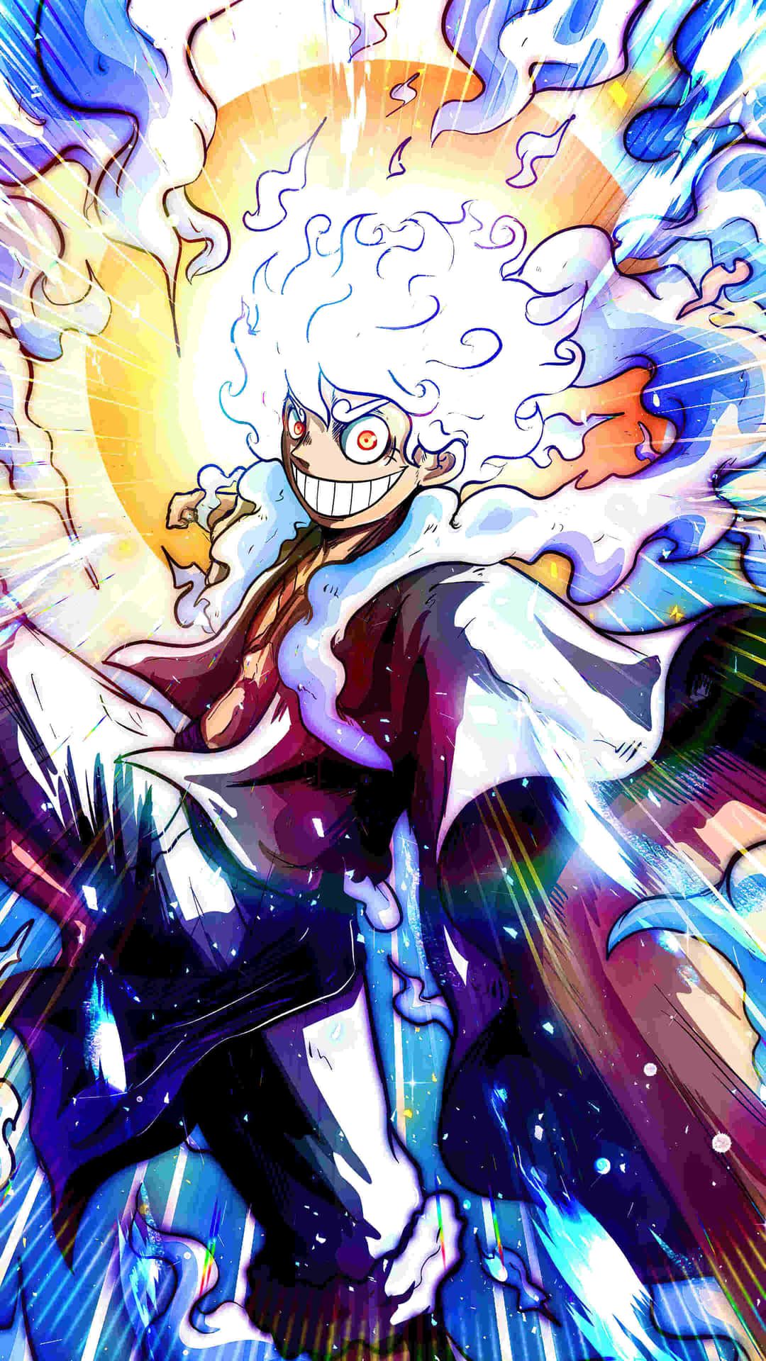 1080x1920 Download Luffy Gear5 Power Up Artwork Wallpaper