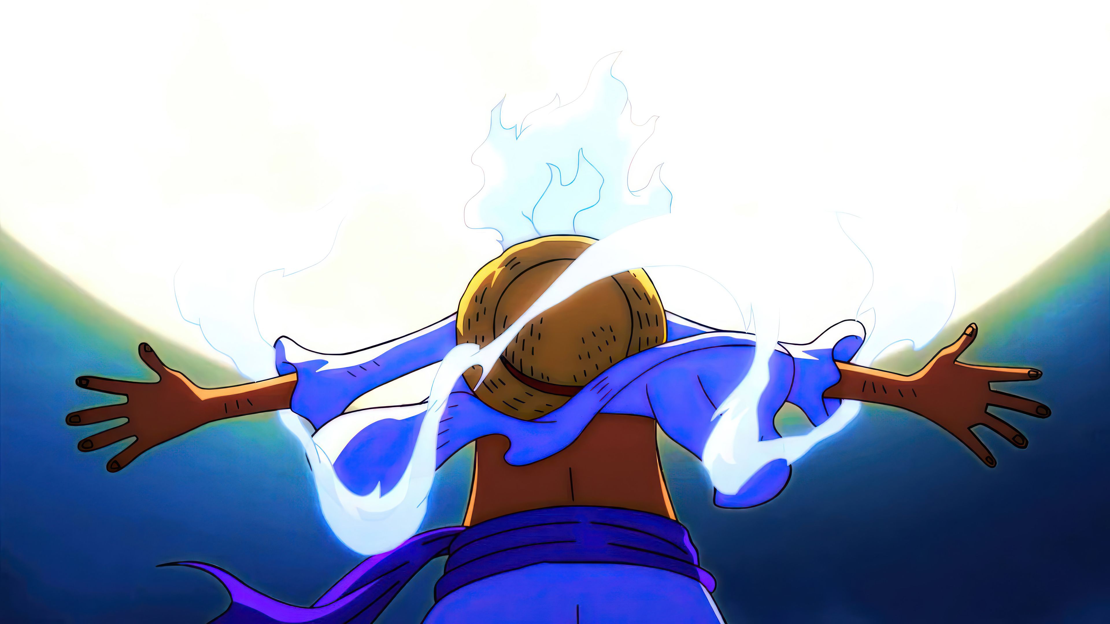 3840x2160 Luffy Gear 5 One Piece Anime 4K Wallpaper HD PC l