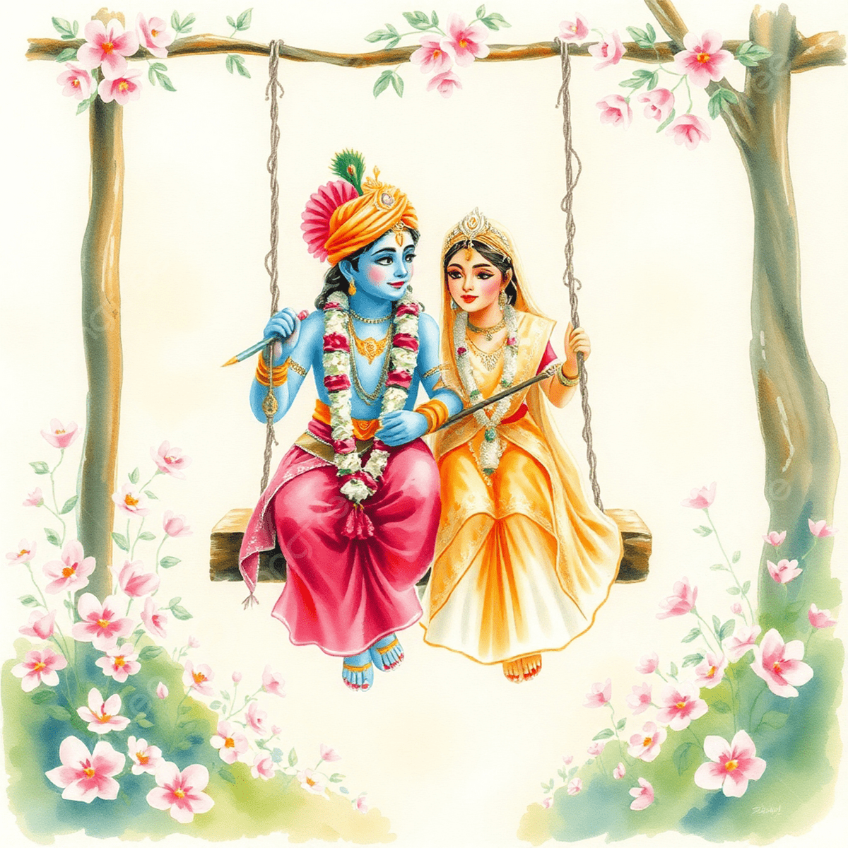 1200x1200 Radha Krishna Beautiful Painting, Radha Krishna Beautiful, Radha Krishna Background Image And Wallpaper for Free Download