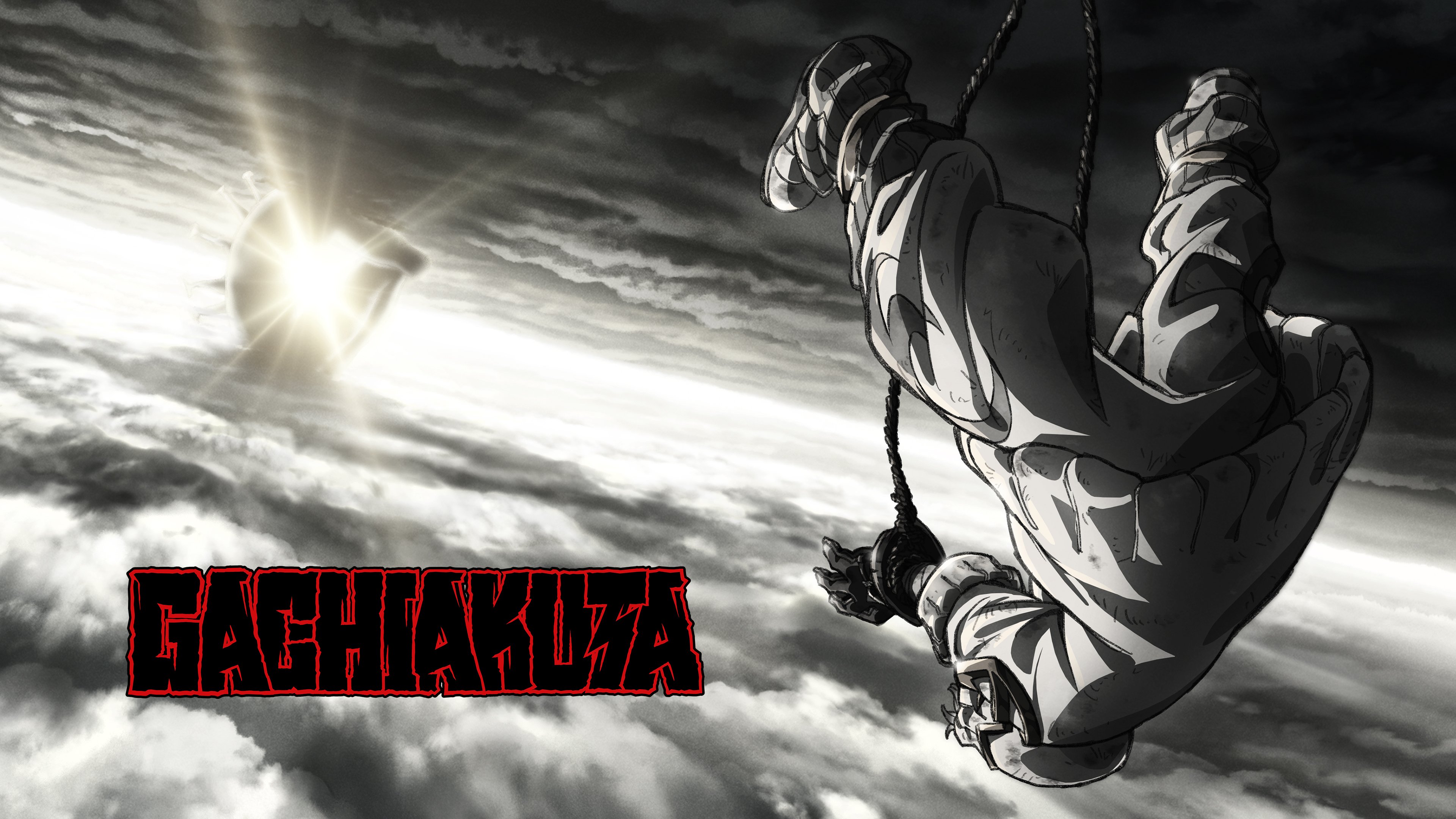3840x2160 Gachiakuta Wallpaper 4K, Monochrome, Manga series