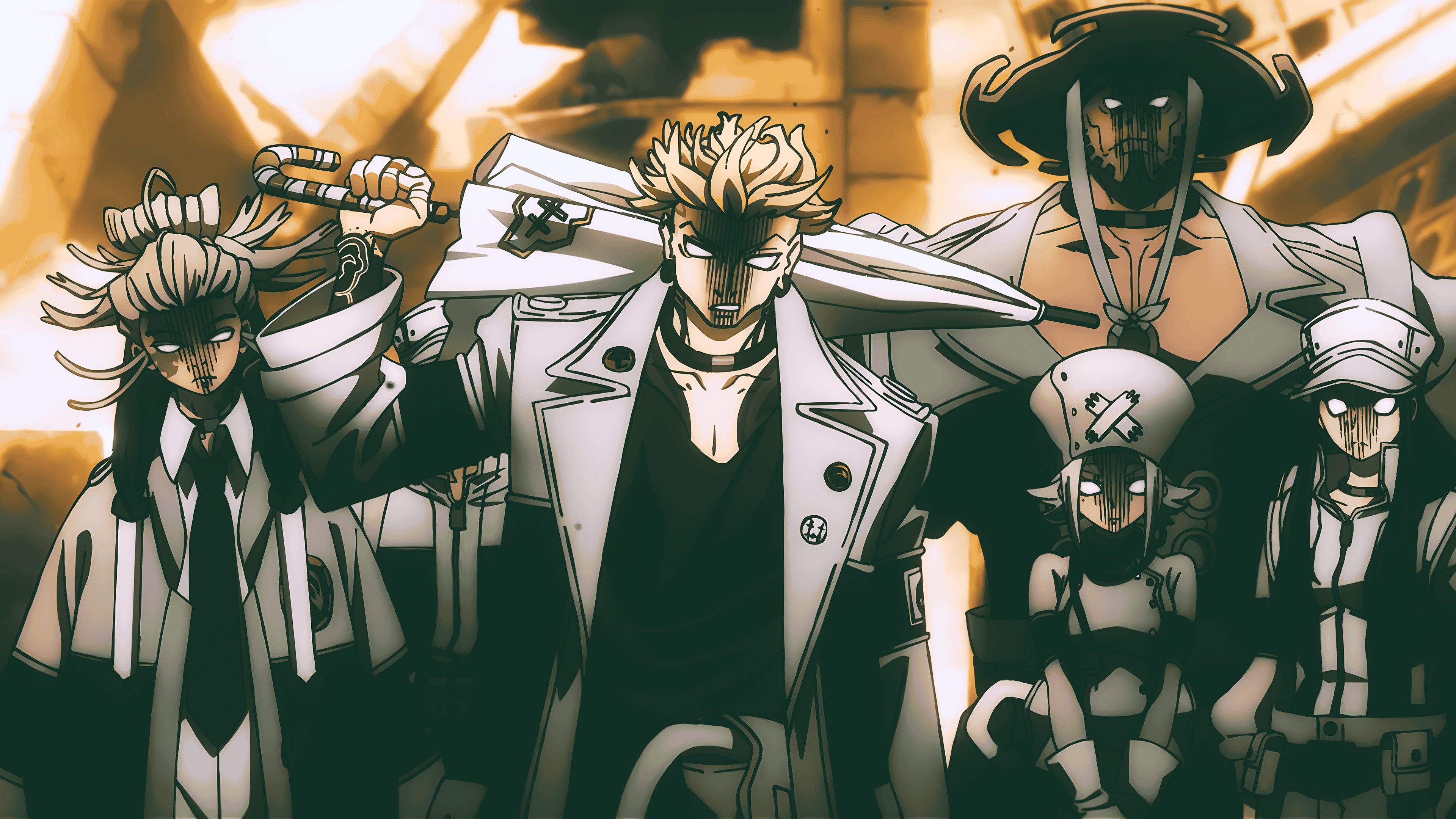 3840x2160 Gachiakuta Enjin Cleaners Wallpaper 4K HD PC