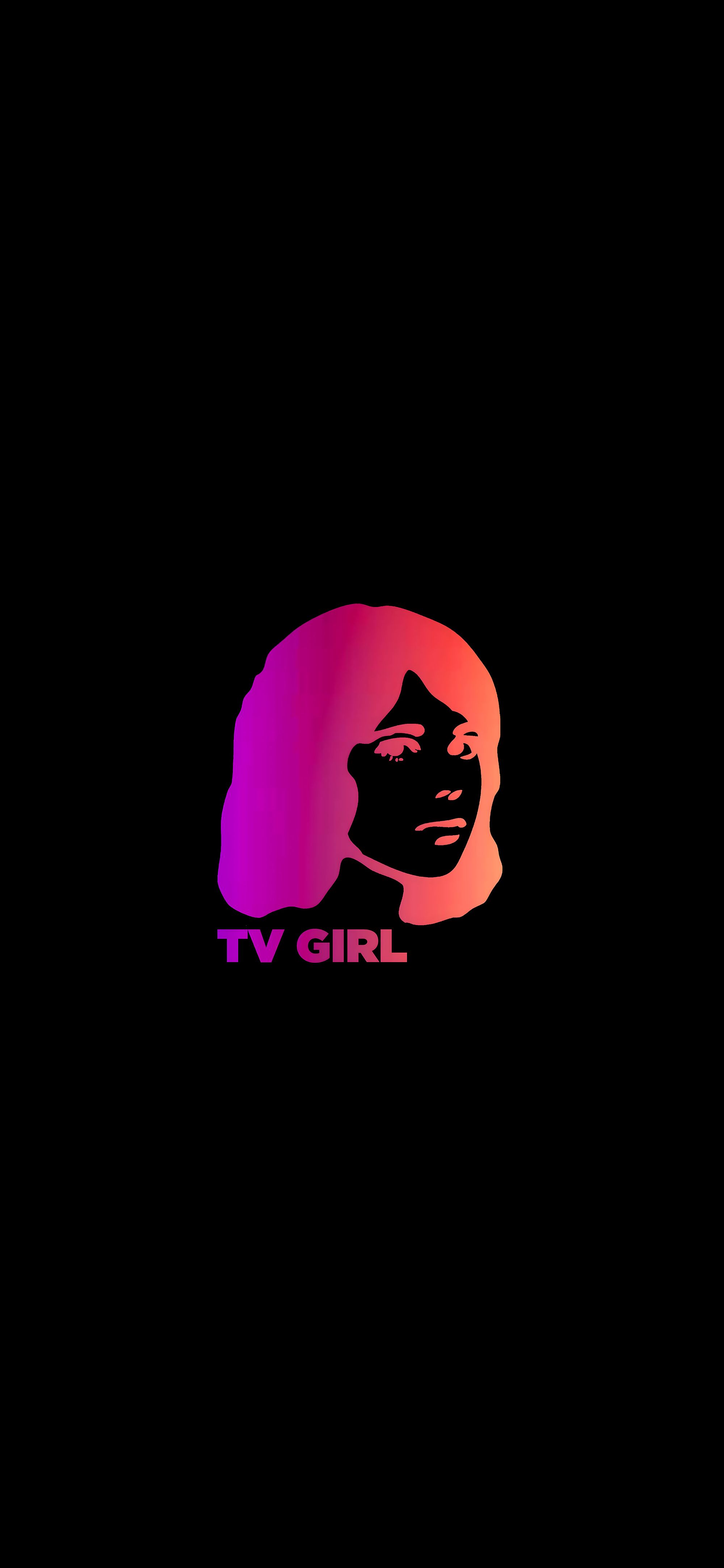 2000x4329 TV Girl Logo Minimalist Wallpaper Band Wallpaper HD