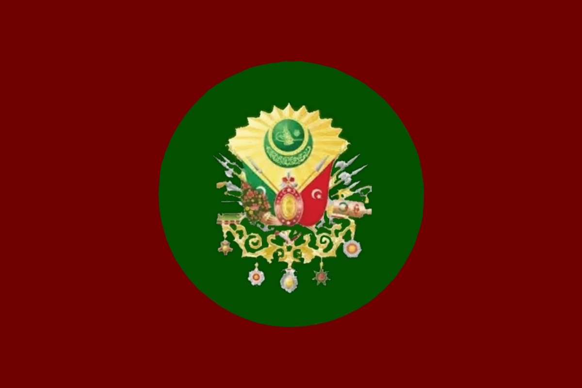 1200x800 my favourite ottoman empire flag ensign with its coat of arms