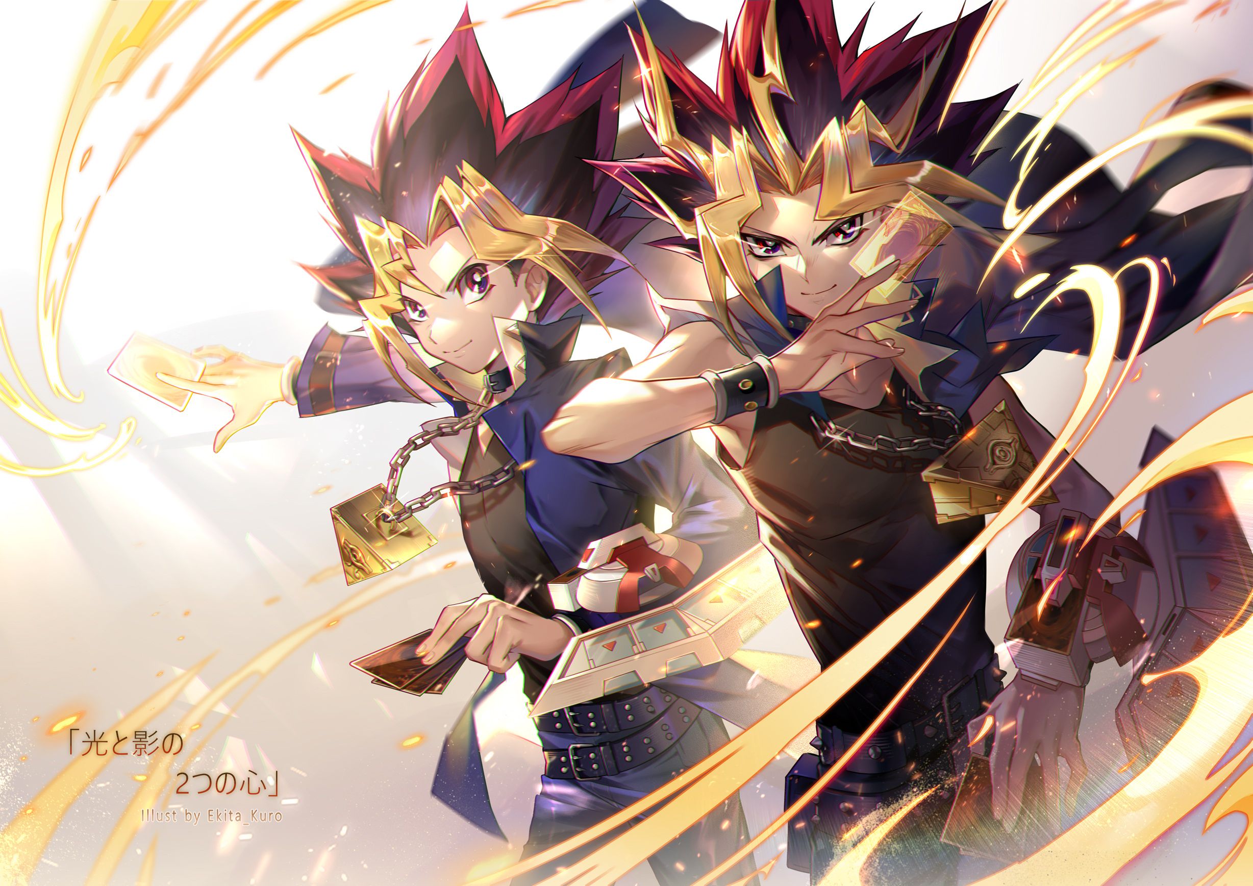 2456x1736 Download Yami Yugi Pharaoh Atem Anime Yu Gi Oh! HD Wallpaper